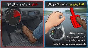 علت گیر کردن پدال و راهنما