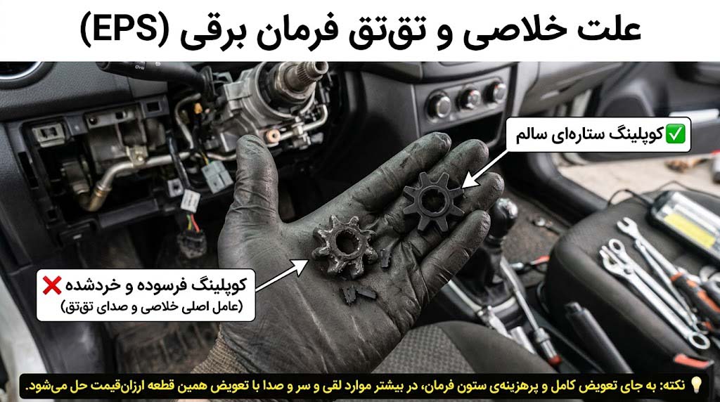 قطعه‌ کوچک کوپلینگ ستاره‌ای فرمان برقی