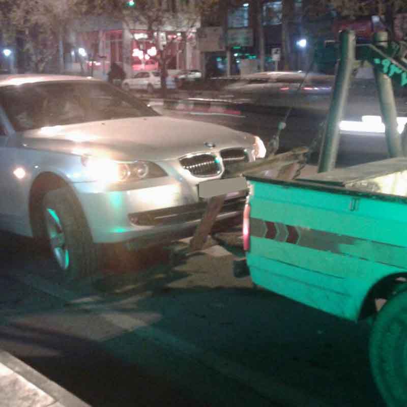 حمل خودرو BMW آقای ناظران در نارمک تهران
