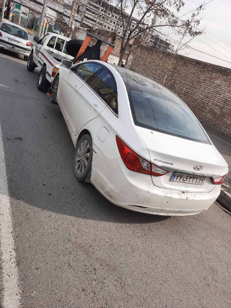 انتقال خودرو لاکچری هیوندای مشتری در شهر بابلسر