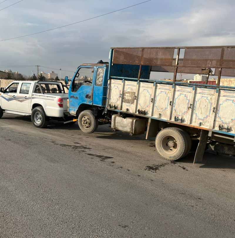 حمل خودرو سنگین کامران عباسی در شهر تبریز