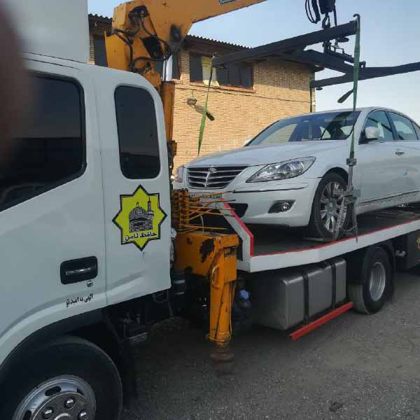 حمل خودرو لاکچری بنز در قزوین