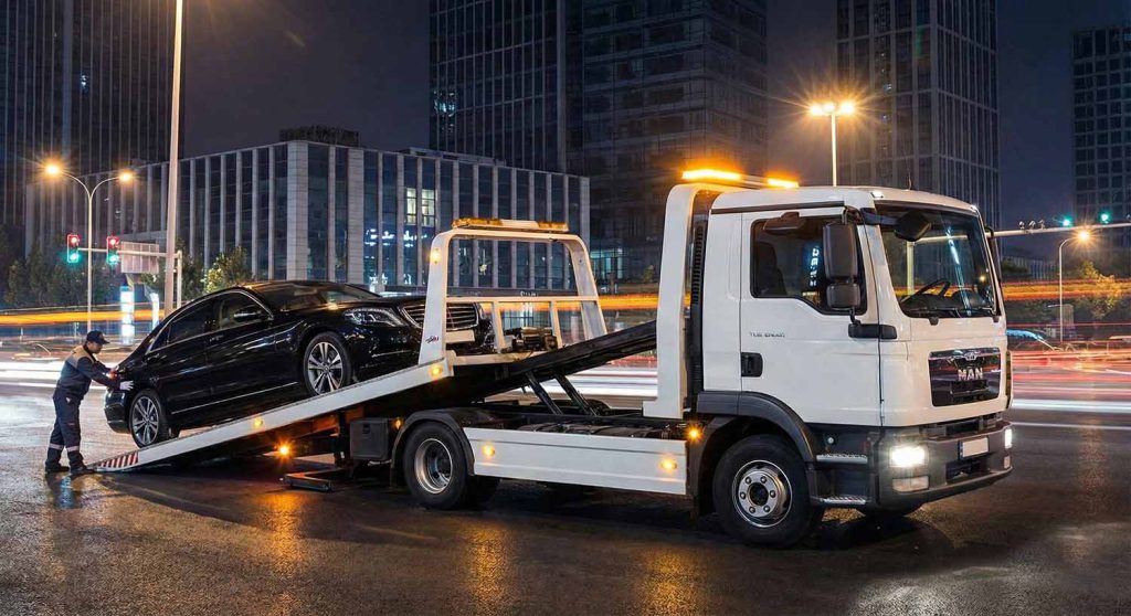 خودرو کفی بر حمل خودرو های لوکس